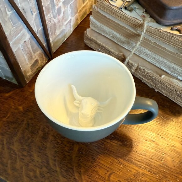 Vintage Other - Vintage Short horn Bull Critter Cup